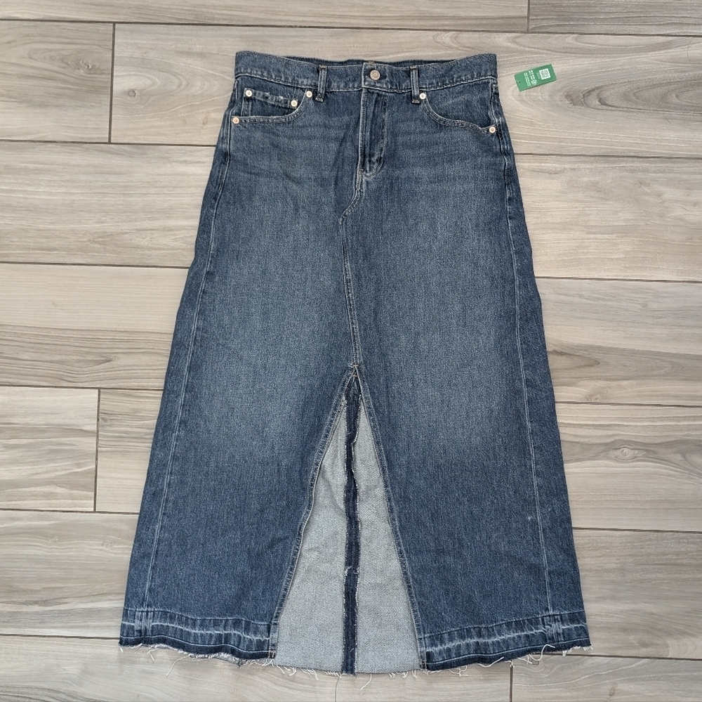 GAP Long Denim Skirt